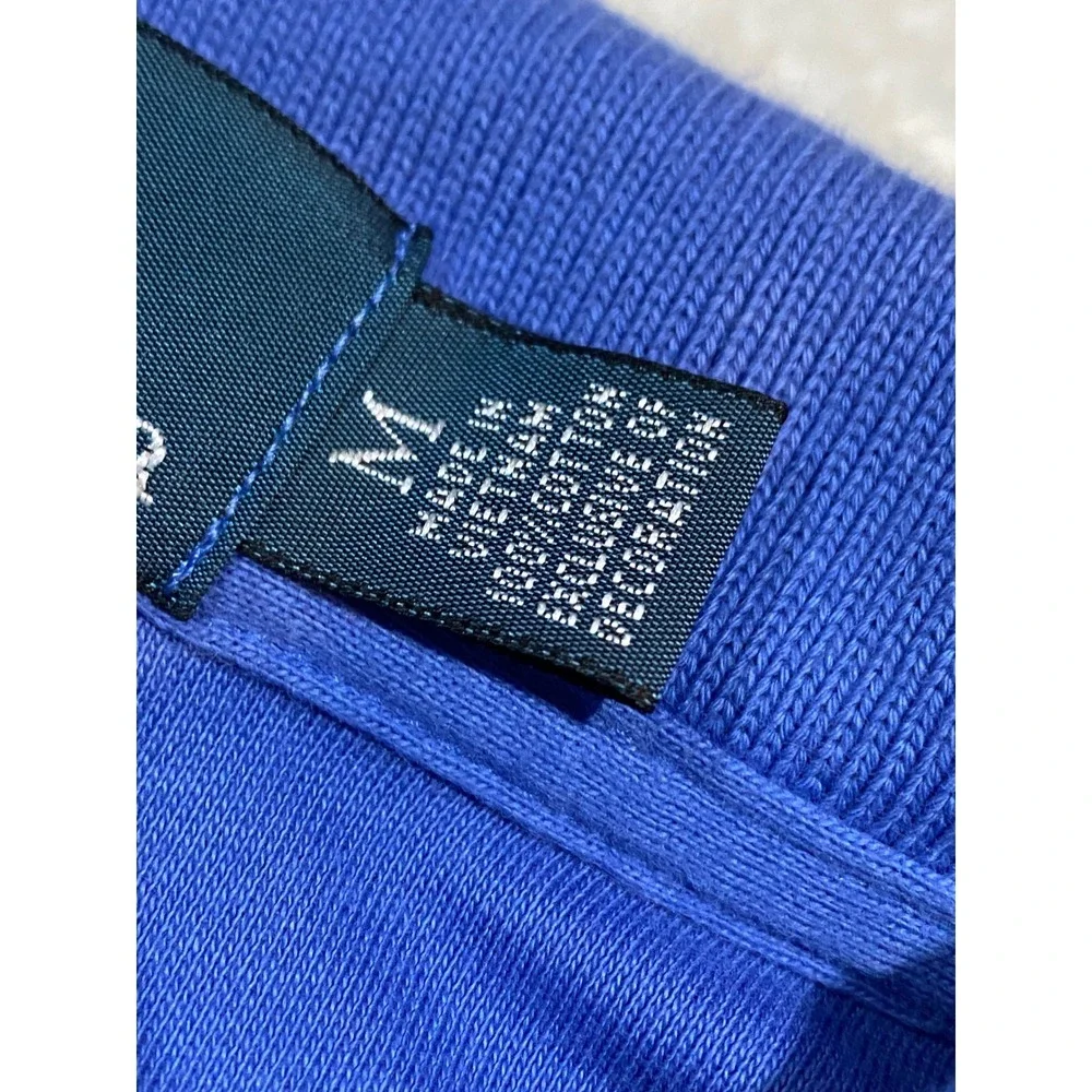 Polo Ralph Lauren Mens Custom Fit Blue Soft Cotton Short Sleeve Polo Shirt M - Picture 5 of 8